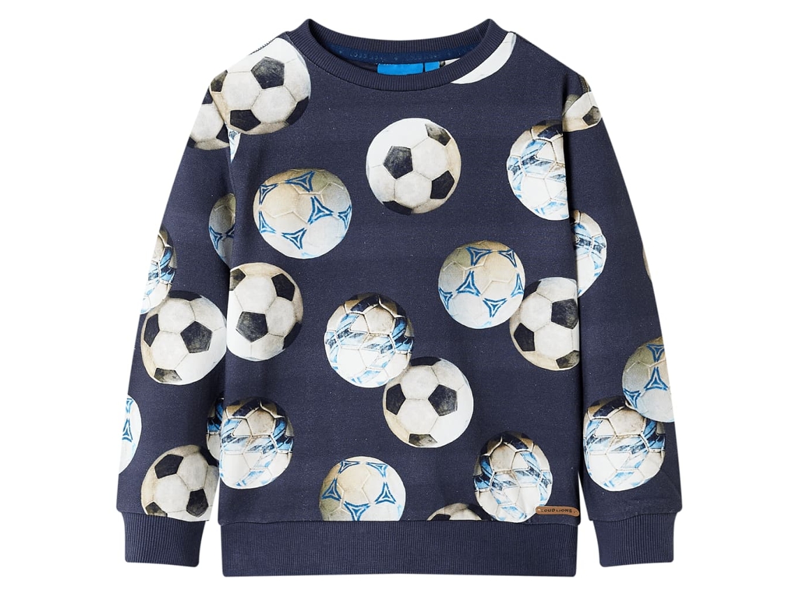 Sweatshirt Para Criança Azul-marinho 92