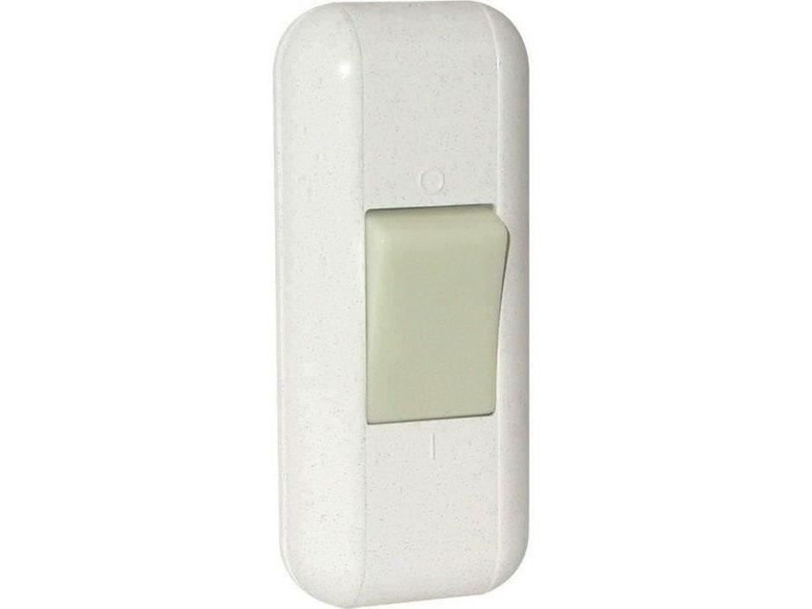 Botão Interruptor Luminescente 2 A Branco Legrand