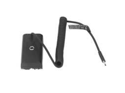 Dummy Battery Type C To Np F970 F750 F570 F550 Fast Charging Circuit Protection Spring Cable Continuous Power Adapter For Camera Monitor Fill Light