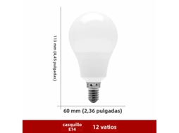 (branco Frio, 12w, Base De Rosca E14) 10 Lâmpadas Led, 220v