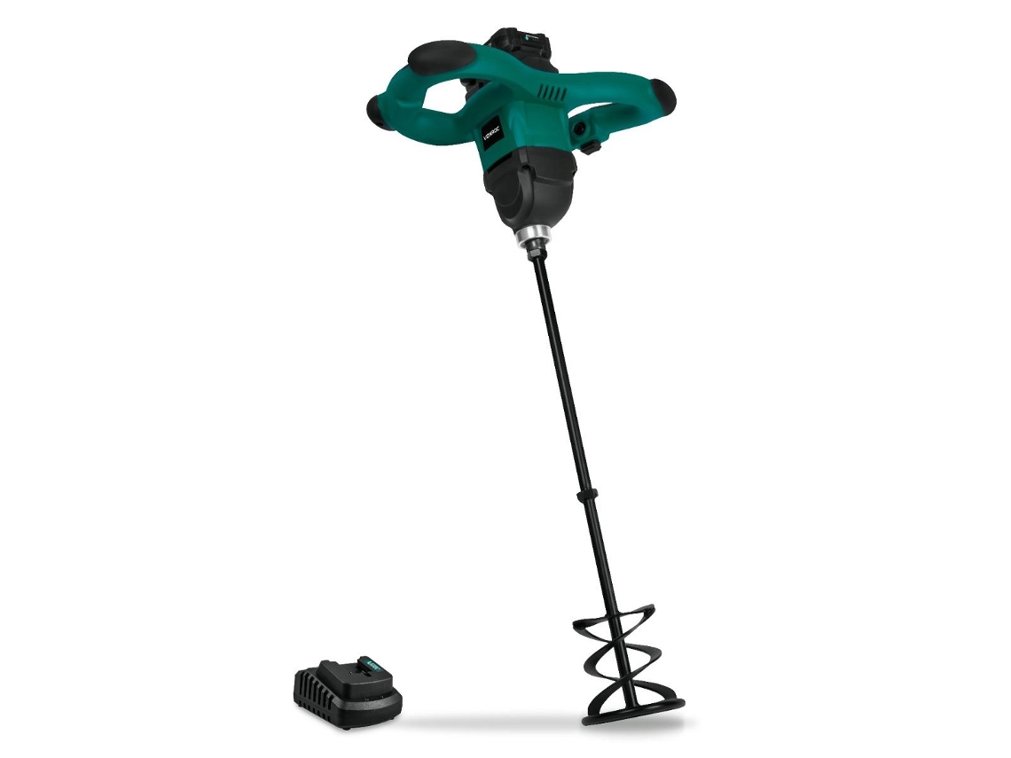 VONROC Misturador de Tinta/Cimento, 20 V – 2,0 Ah | Inclui Bateria e Carregador Rápido