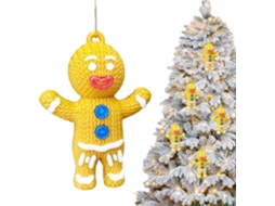 Enfeites De Homem De Gengibre, Figuras Para Árvore De Natal, Decorações De Resina, Festas