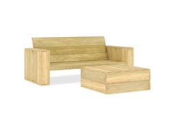Garden Lounge Set, Garden Lounge Sets Vidaxl Marrom Madeira De Pinho Impregnada (n/a)