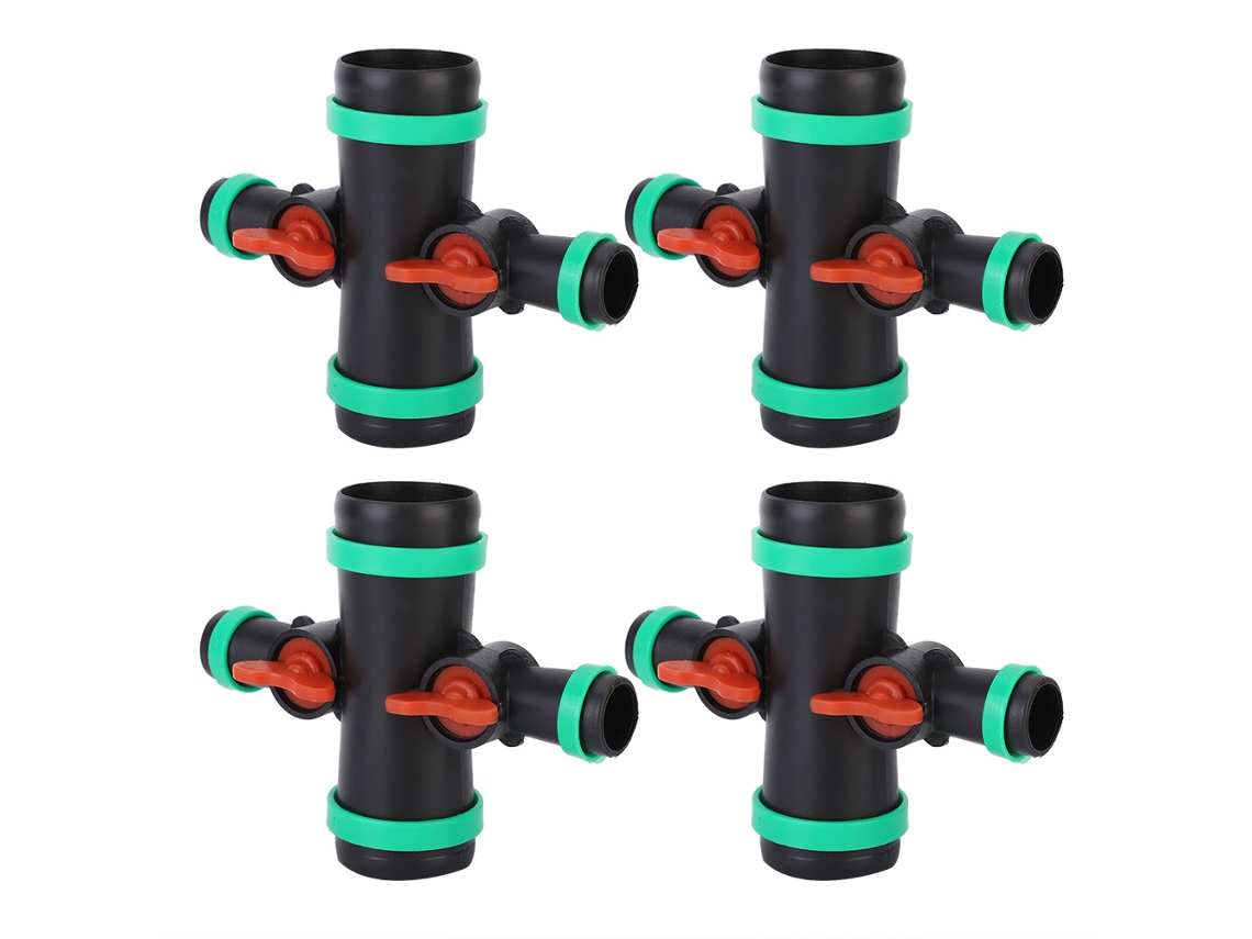 Conector de Irrigação Microspray 4 Vias G1''/g2''