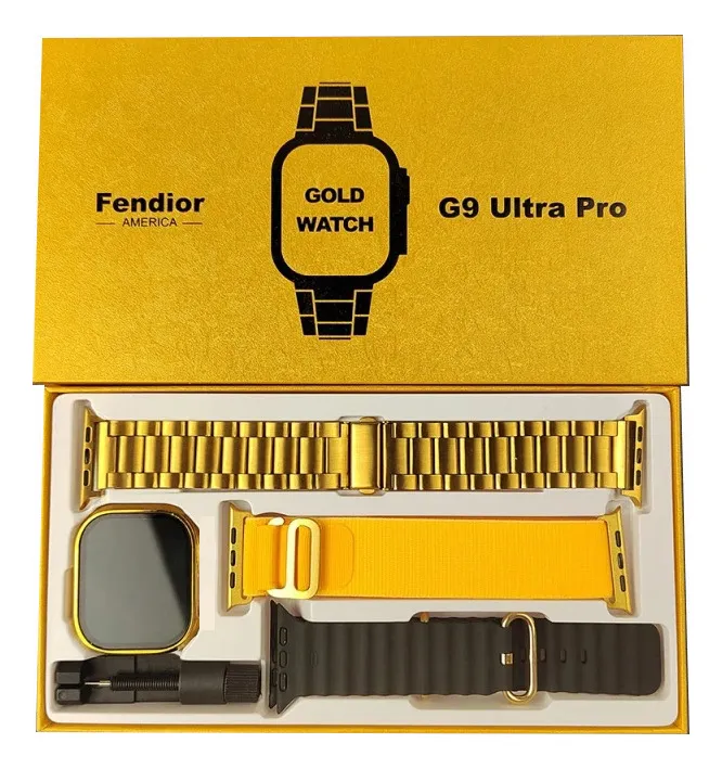 Smartwatch multifuncional Tudor Gold G9 Pro com Vayotoy