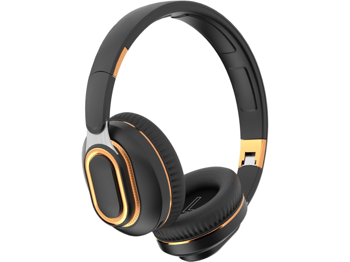 Fones De Ouvido Sem Fio Shock Bass, Portáteis, Com Microfone, Rádio Fm, Cabo Auxiliar De 3, 5mm, Almofadas Macias E