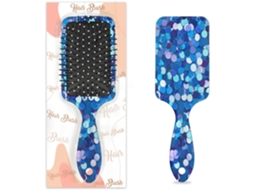 Escova Desembaraçadora Para Cabelos Molhados E Secos, Pentes Com Travesseiro De Ar E Glitter Azul Para Mulheres, Homens
