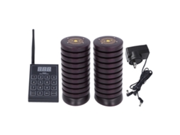 Sistema Sem Fio De Pager Para Restaurante 1 Transmissor 20 Receptores