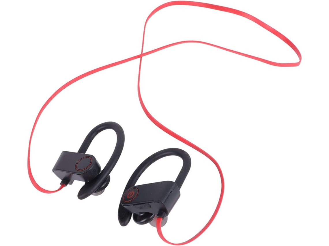 Fones De Ouvido Sem Fio Para Corrida Com Som Estéreo Hifi 5 0, Cancelamento De Ruído, Leves E Confortáveis Vermelho