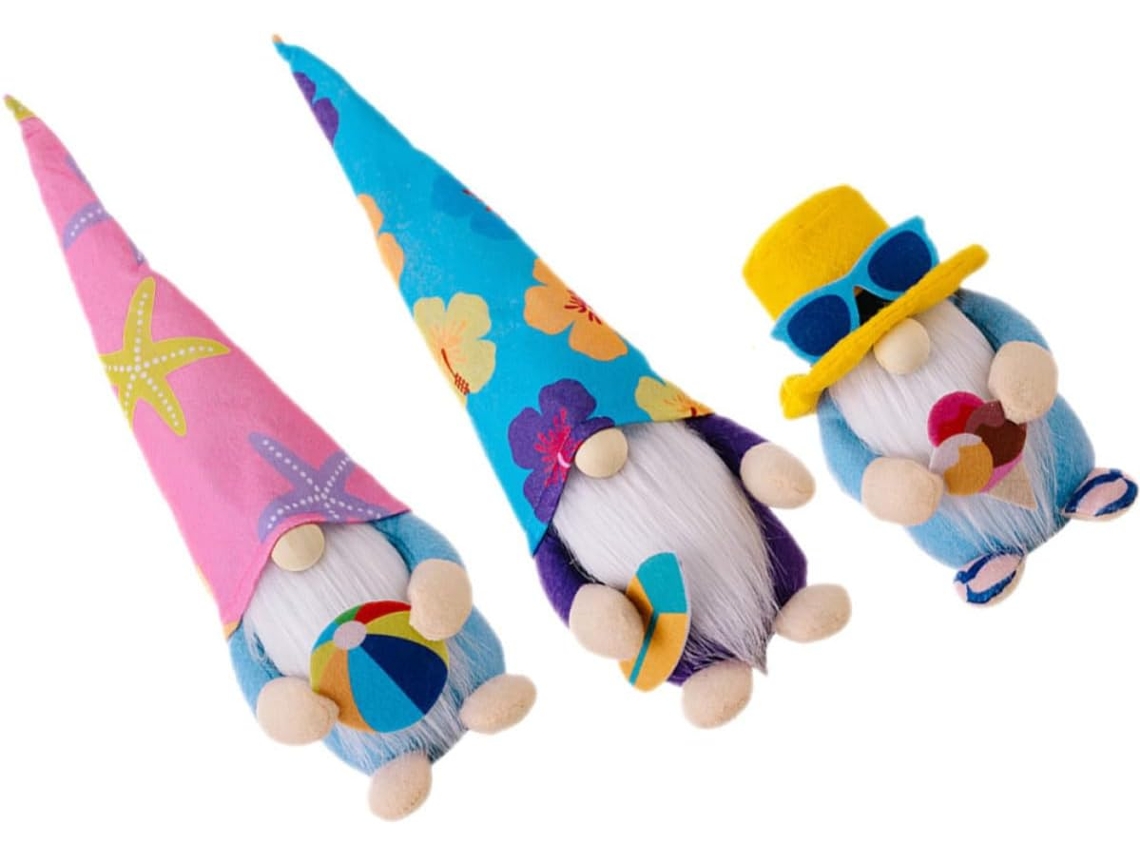 Conjunto De 3 Peças De Enchimento De Tecido Para Boneca De Gnomo, Algodão E Cascalho Pp.