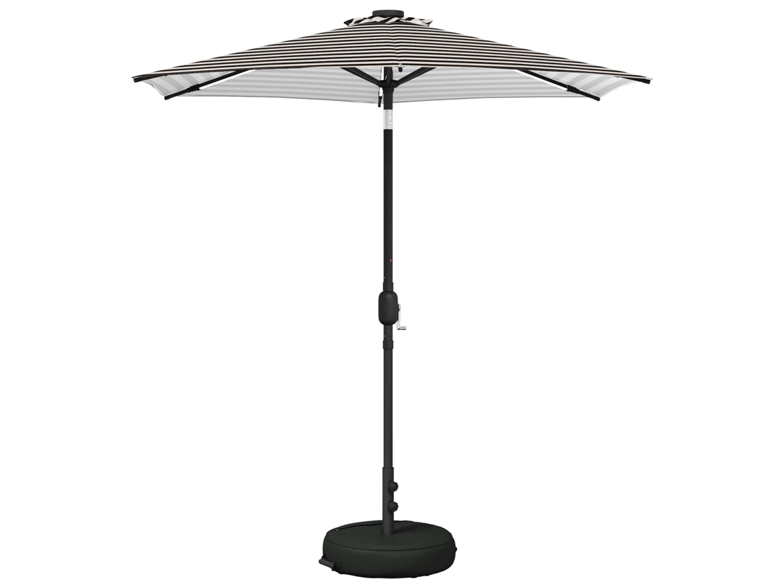 Vidaxl Guarda-sol De Jardim Com Luzes Led 230 X 230 Cm Poliéster