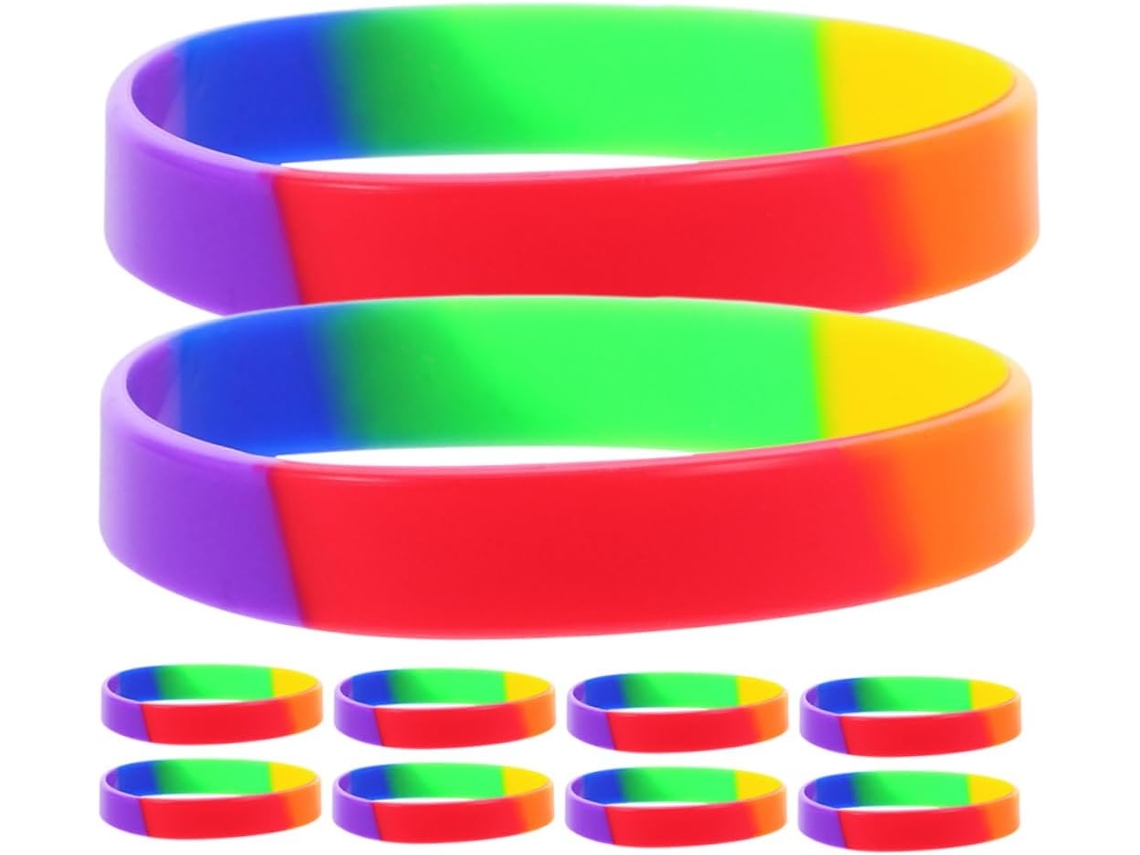 Conjunto De 42 Pulseiras Silicone, Pulseiras Elásticas, Acessórios Para Eventos E Ocasiões Especiais