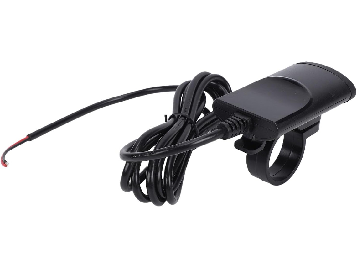 Carregador De Celular Para Motocicleta Com Carregamento Rápido, Duas