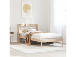 Vidaxl Cama Sem Colchão 90x200 Cm Madeira De Pinho Maciça
