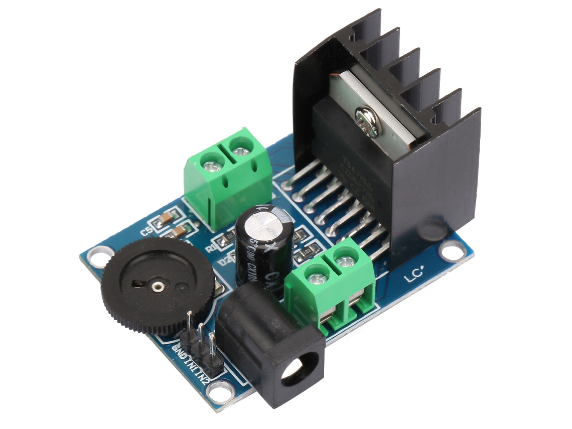 Módulo amplificador estéreo de dois canais Tda7266 7w2