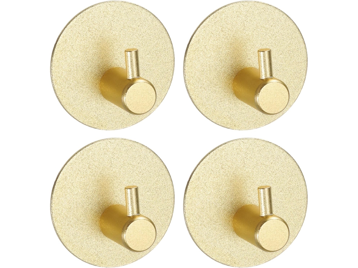 Conjunto 4 Ganchos Aço Inoxidável Banheiro CHABERLU