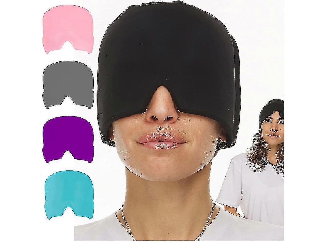 Touca de Gelo para Enxaqueca e Dor de Cabeça, Terapia Quente e Fria AQUAFORGE