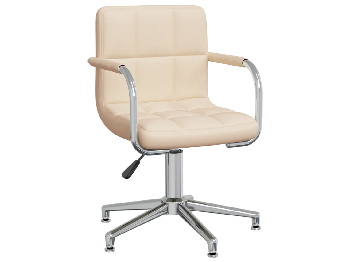 Dining Chair, Dining Chairs Vidaxl Creme Tecido (n/a)
