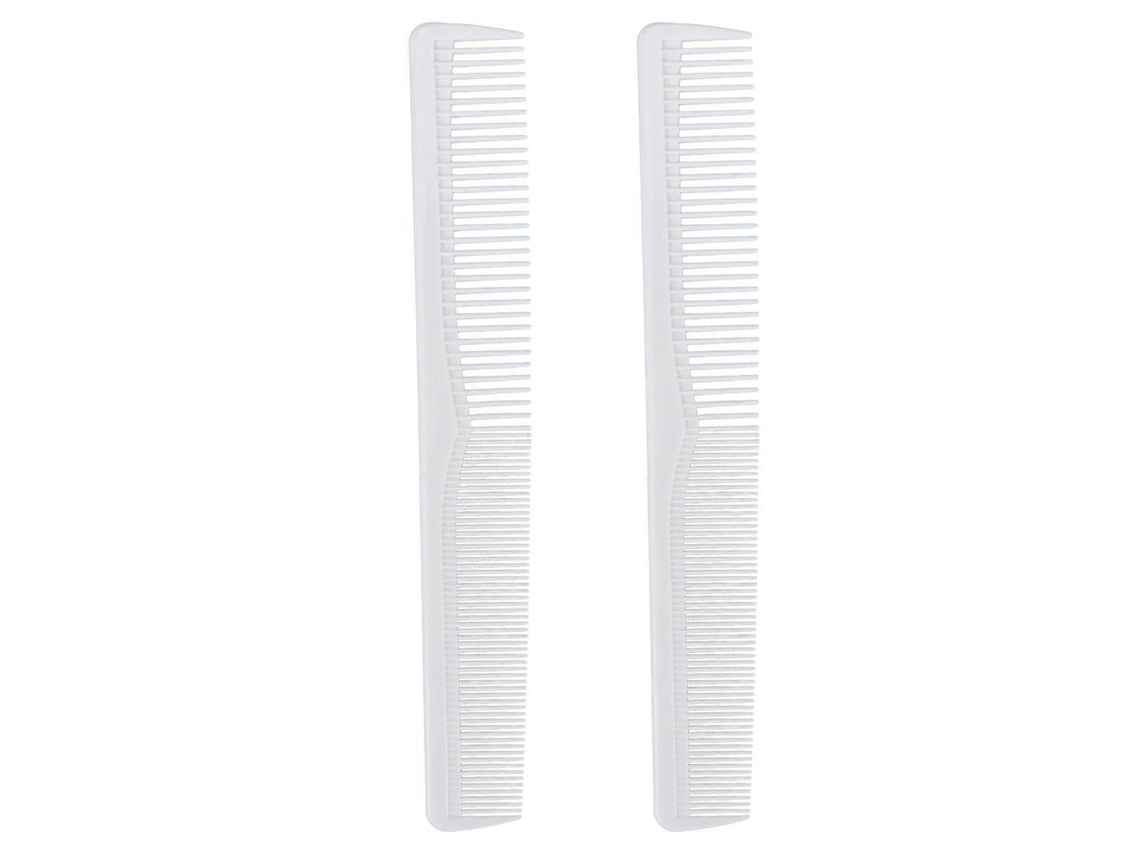 Pentes De Cabelo De Plástico Antiestáticos Com Dentes Para Salões De Cabeleireiro E Hotéis Jinyubo Store (branco)