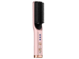 Prancha Alisadora e Modeladora de Cabelo 2 em 1 Rosa TAISHENGDA