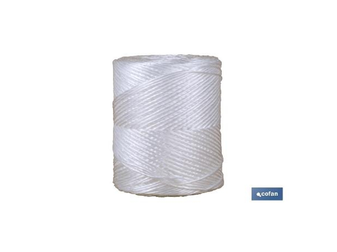 Bobina hilo rafia/ 600 750 grs blanco