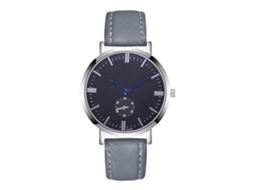 Reloj De Pulsera Para Hombre Moda Cuarzo Leisure Duradero Gris