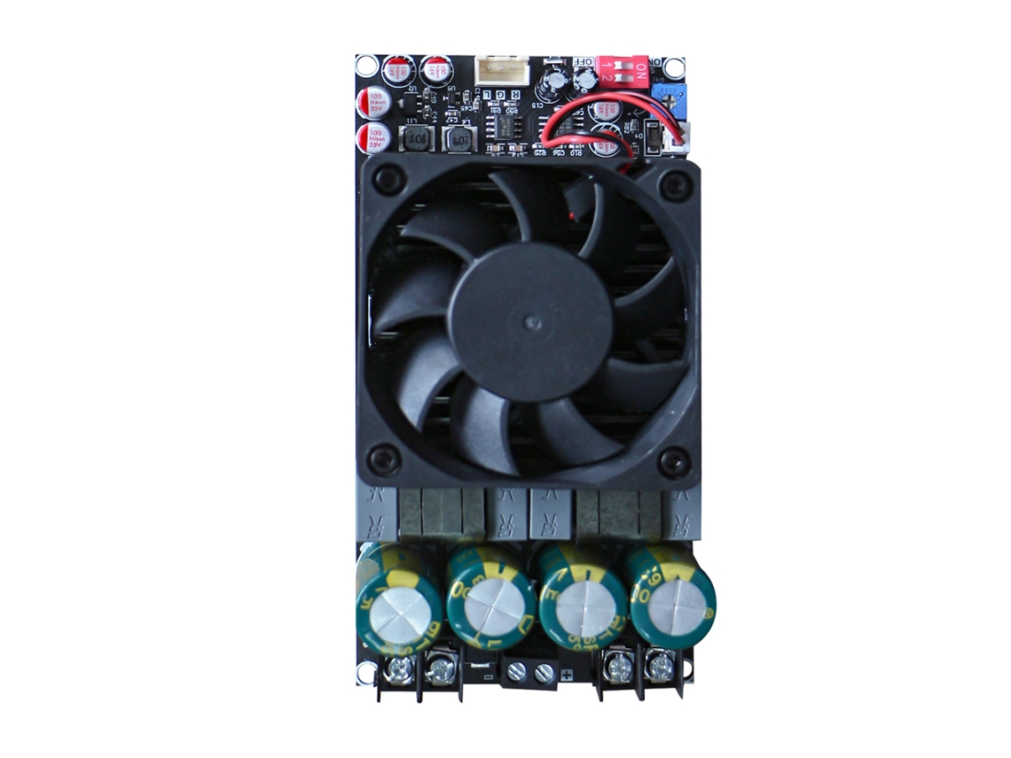 PLACA AMPLIFICADORA TPA3255 600W/300W, DUAL CANAL, AJUSTÁVEL, PROTEÇÕES, 18-50VDC