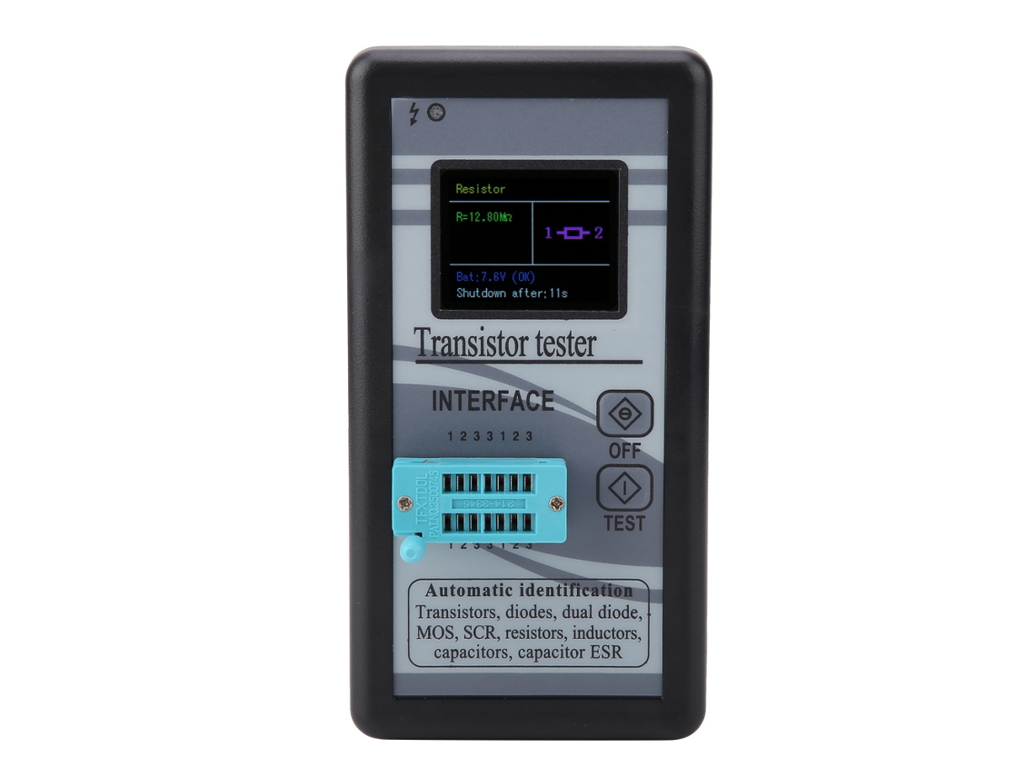 Testador De Transistores Lcd Multifuncional