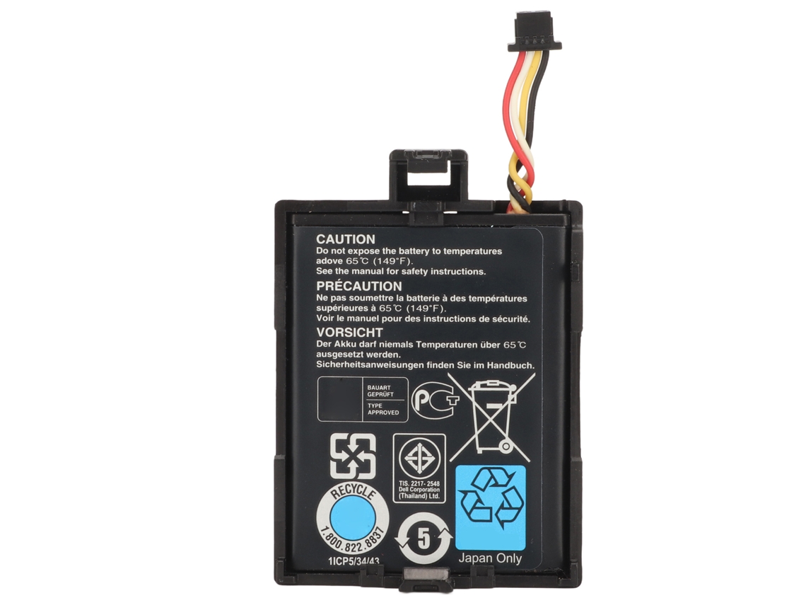 Batería para Controlador Raid T40jj 70k80 3.7v 500mah para Perc H710 H710p H730 Poweredge