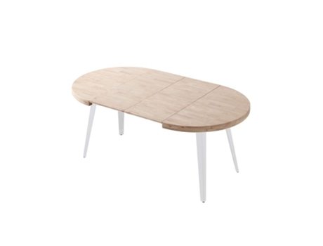 Mesa de Refeição ABECEDARIO (180 cm x 76 cm x - Madeira - Branco)