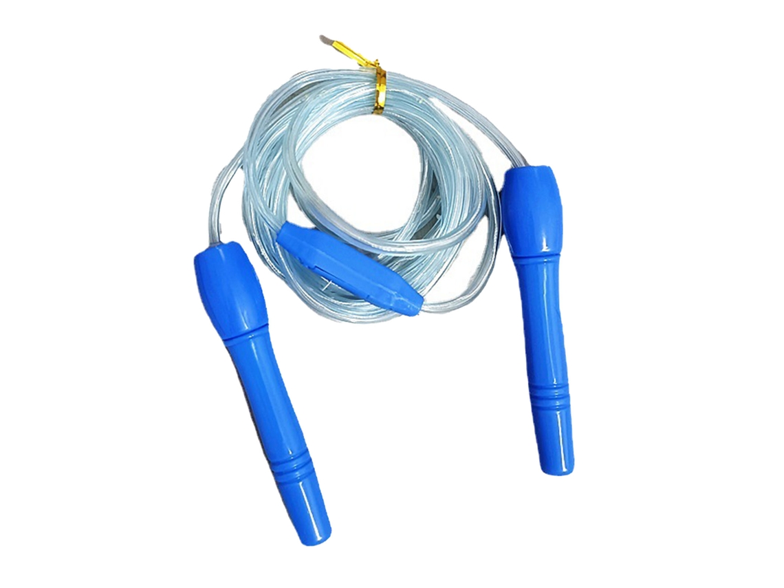 Corda de Pular Business Brilhante Ajustável com Efeito Glow In The Dark Azul | S/MARCA