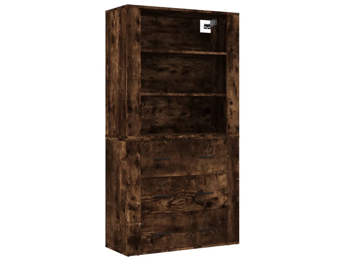 Highboard, Highboards Vidaxl Marrom Madeira Processada (n/a)