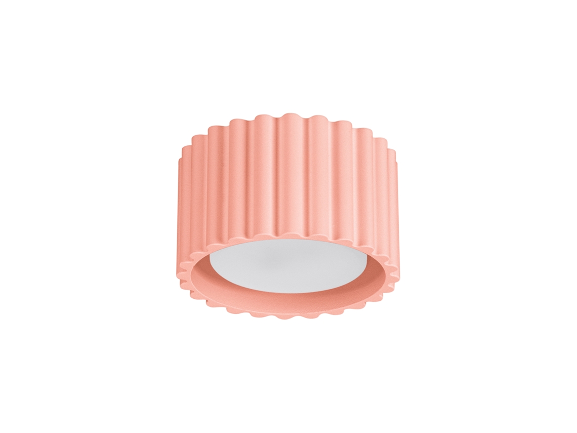 Candeeiro De Teto Aura De Alumínio Pêssego 6x10x10cm Sollux Lighting