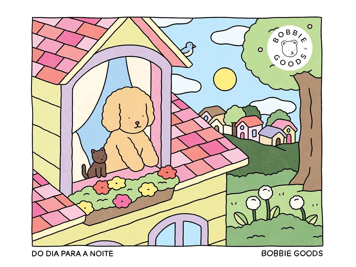 Livro Do Dia Para A Noite - Day To Night - Livro De Colorir Oficial Bobbie Goods Edição Oficial De Bobbie Goods (português)