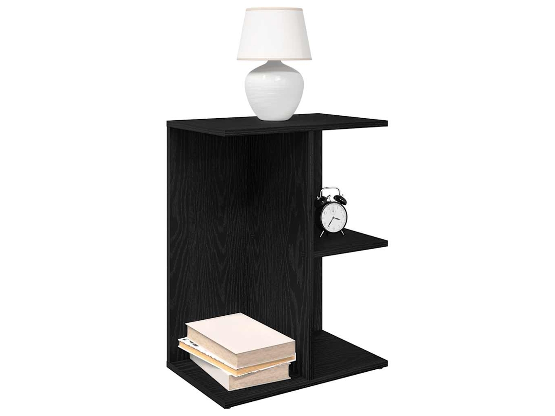 Vidaxl Mesas Cabeceira 2pcs 46,5x29x61cm Deriv. Madeira Carvalho Preto