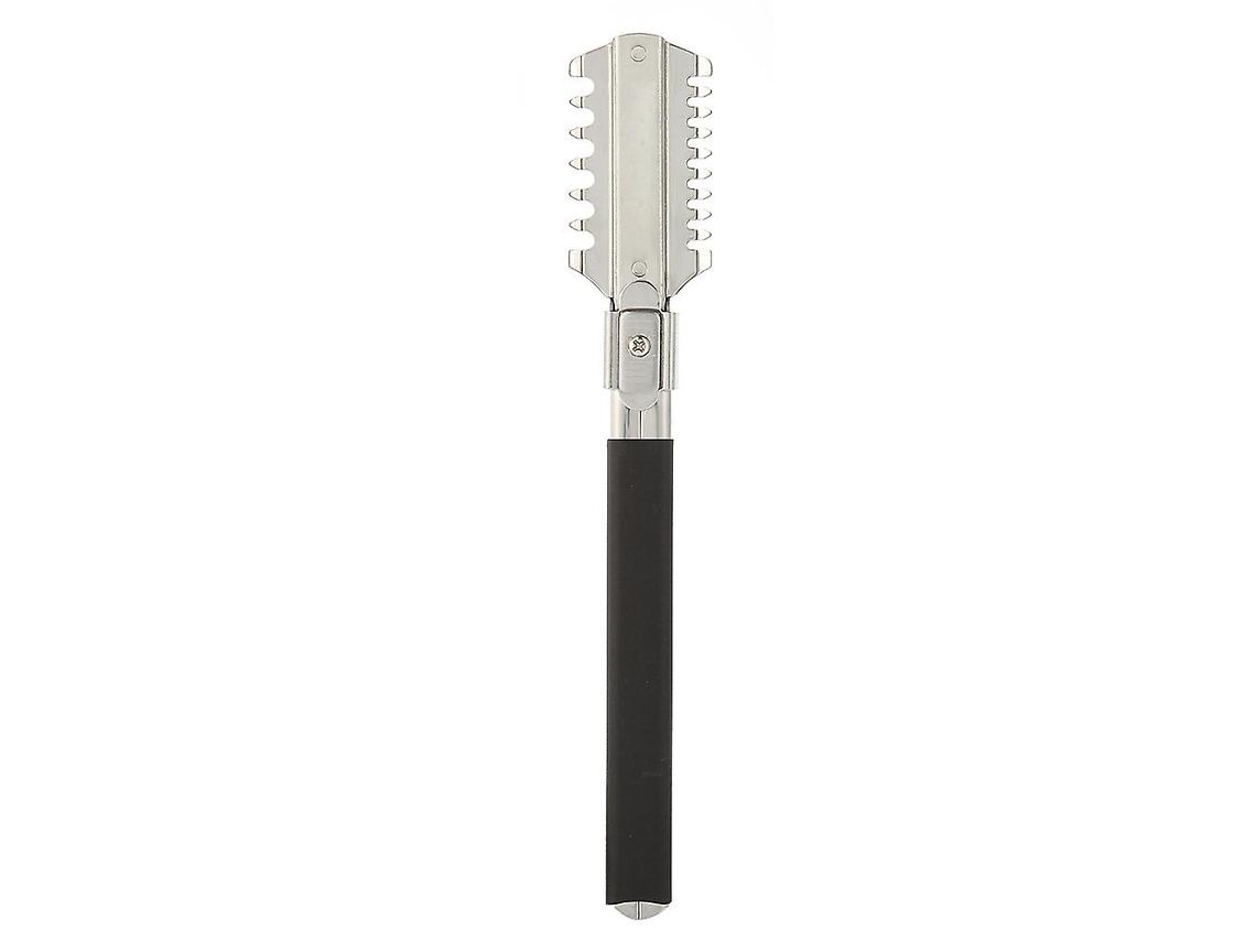 Pente De Barbear Com Lâminas Duplas Para Corte Manual E Desbaste De Pelos Brilvibera