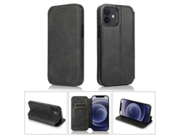 2026 capa de Couro Carteira Flip para Iphone 12 Mini com Suporte e Slots para Cartões