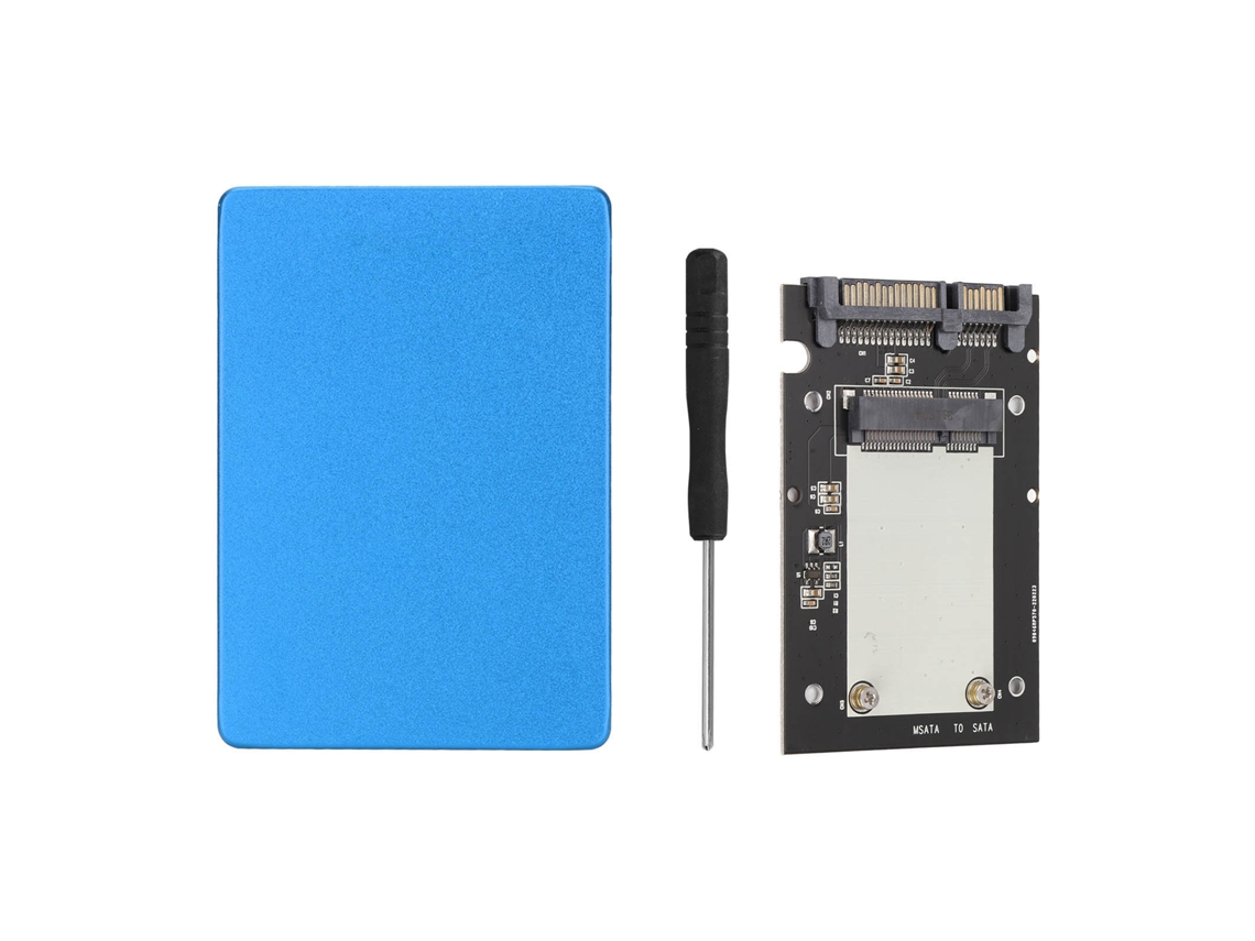 Aetheria carcaça Adaptadora Ssd Liga de Alumínio 6gbps Msata para Sata3.0 Ultra Fina