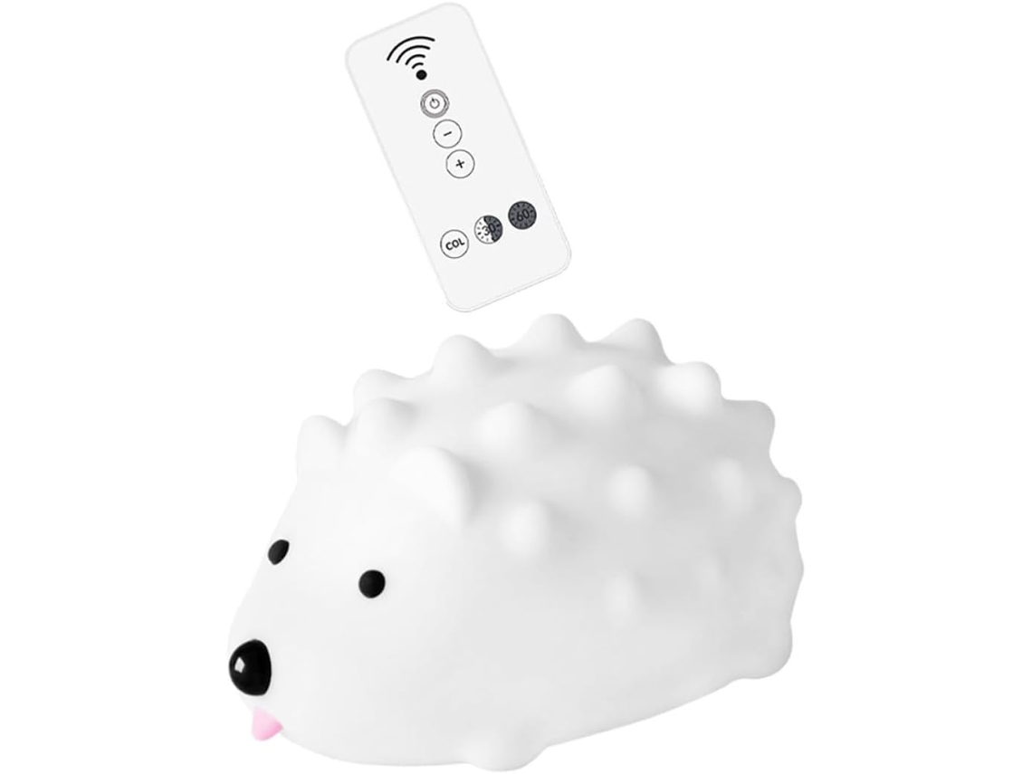 Luminária Noturna Ouriço Recarregável Usb Tehaux Luz Ajustável