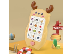 Telemóvel Educativo Desenho De Veado Para Bebés Hexinyigjly Música, Luzes, Aprendizagem Precoce Amarelo