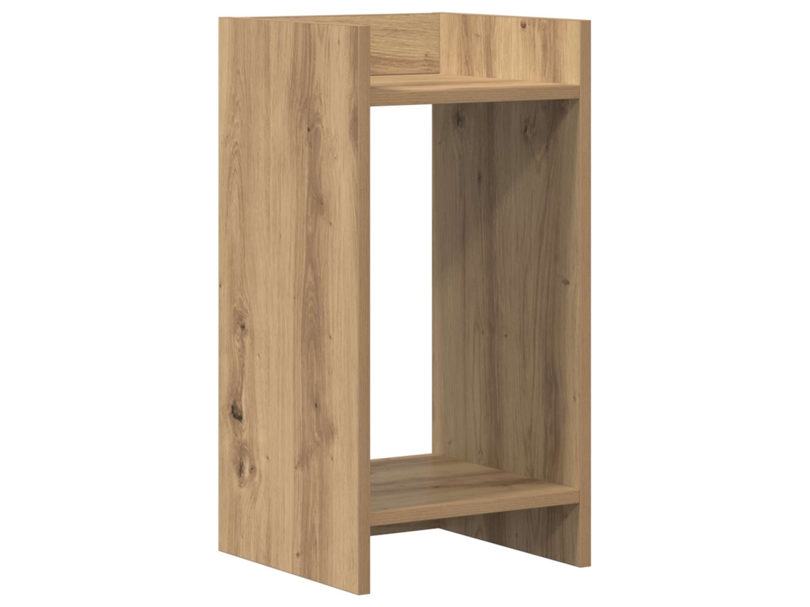 Conjunto 1 Suporte Para Plantas Vidaxl Castanho Derivados De Madeira (30 X 30 X 60 Cm)