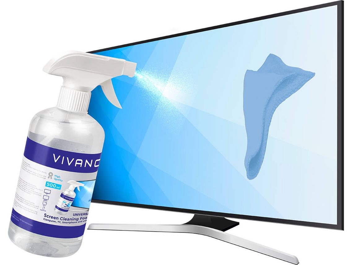 Kit Limpeza VIVANCO Pano + Spray 500 ml
