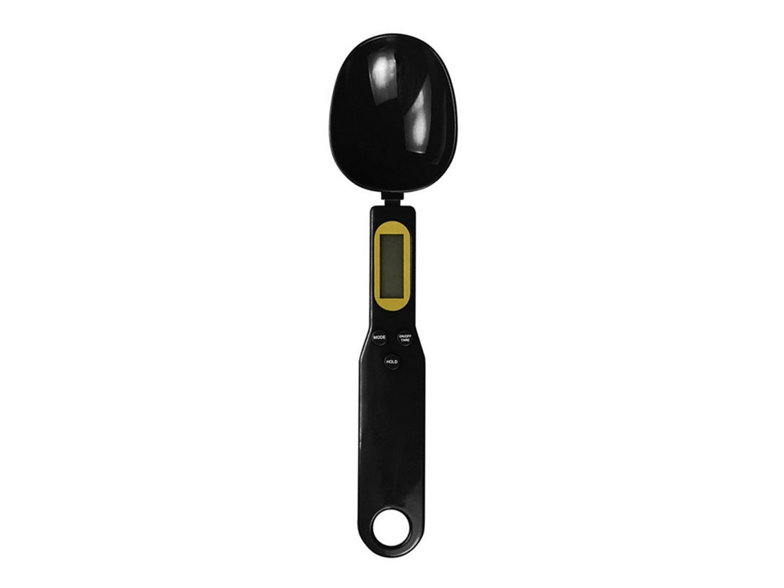 (preto) Colher De Cozinha Digital Com Balança Eletrônica Lcd De 500g/0,1g E Precisão De 0,1g