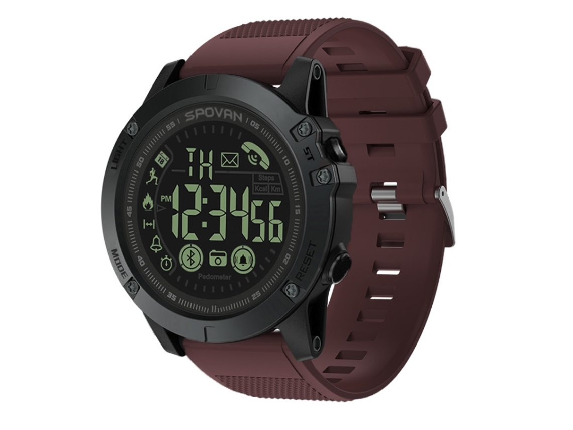 Smartwatch Esportivo À Prova Dágua De 1,24 Polegadas, Bluetooth/monitoramento Do Sono/aviso De Chamada (vermelho)