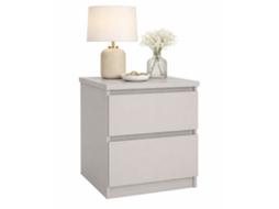 Mesa de cabeceira Sil Cashmere com duas gavetas em Cashmere WELLHOME