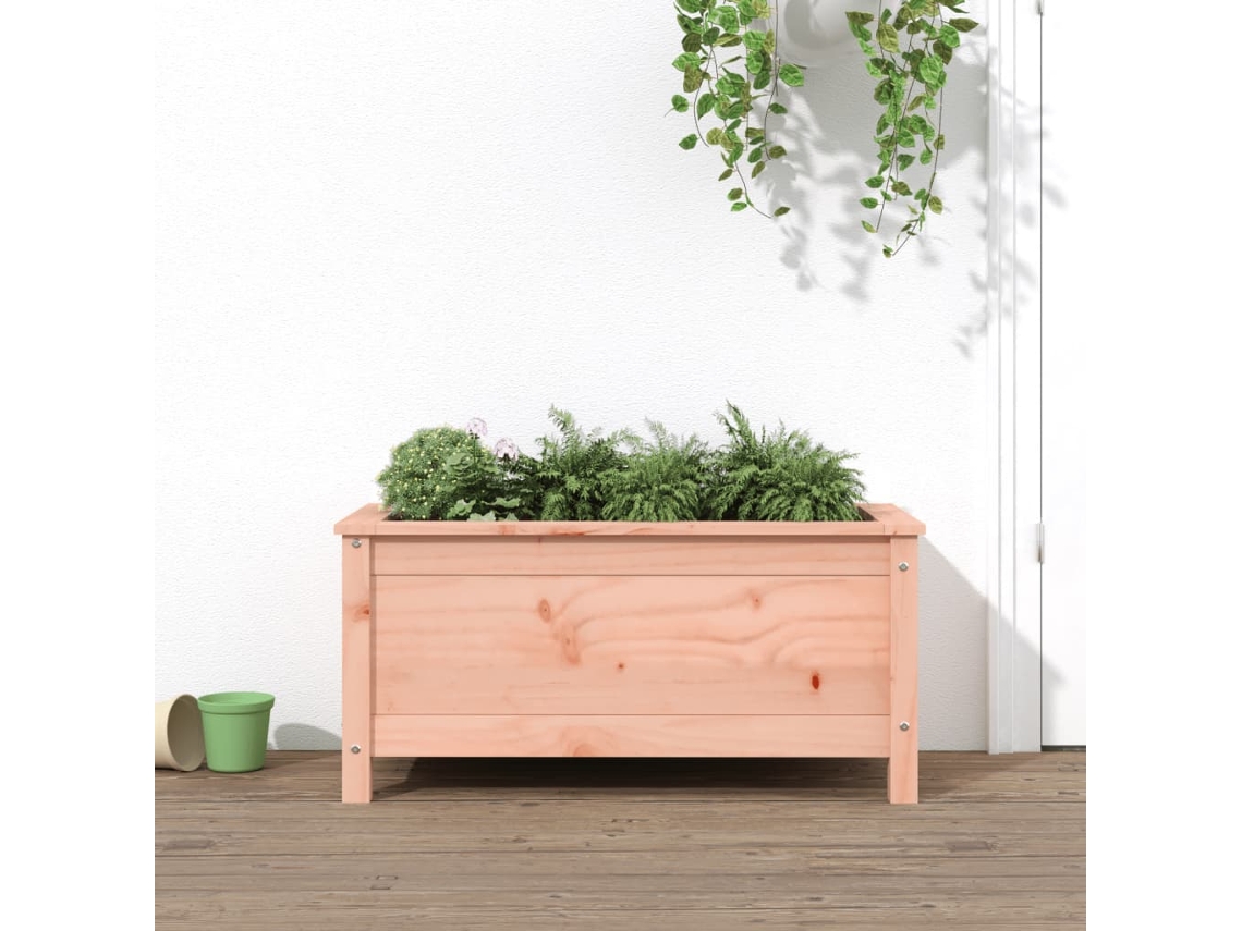 Vidaxl Vaso/floreira De Jardim 82,5x40x39 Cm Madeira De Douglas Maciça