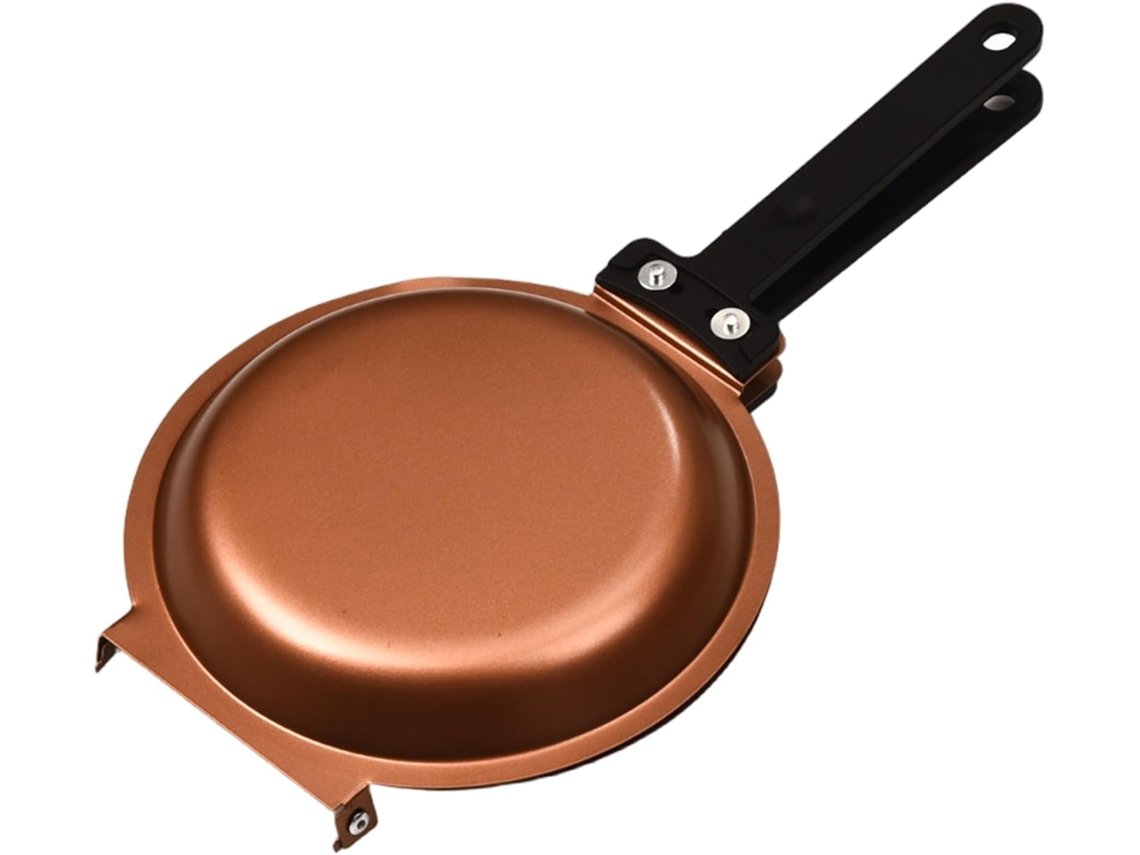 Assadeira Dupla Face Antiaderente Aço Inox 7,5 Polegadas