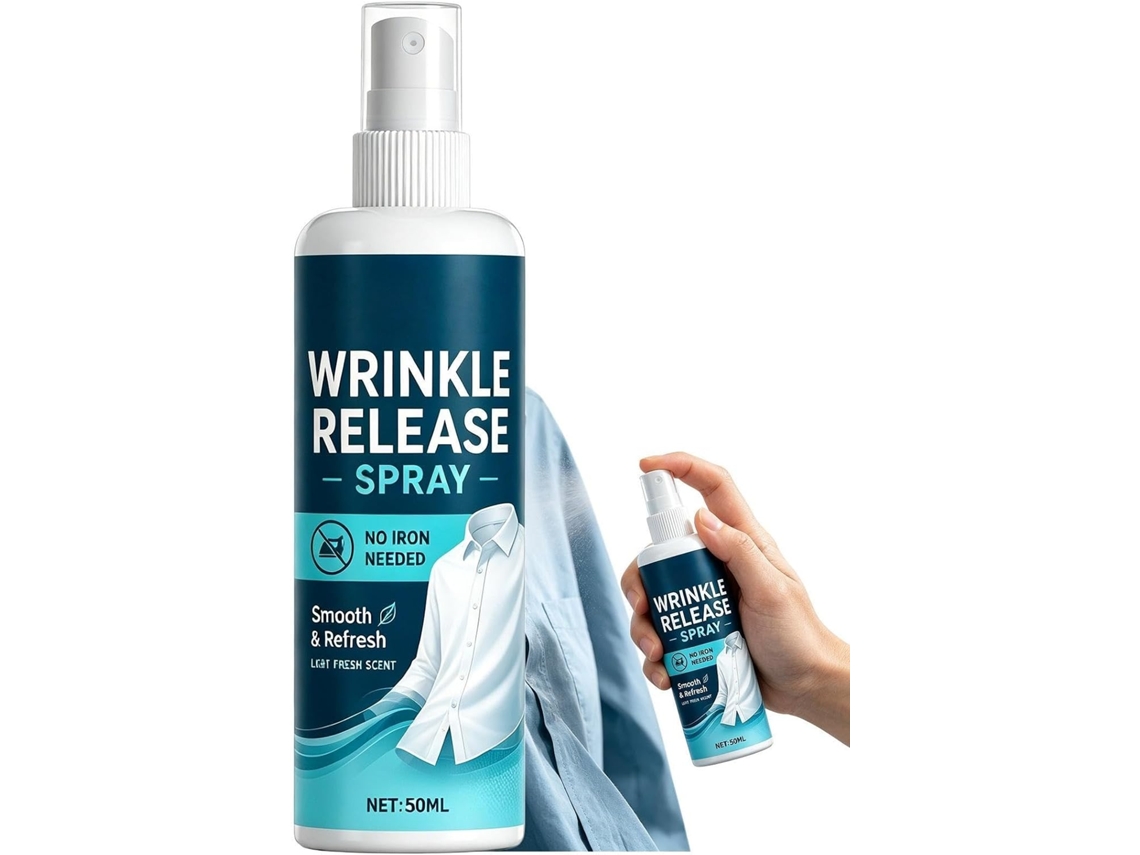 Spray Antiestático, Amaciante Para Tecidos, 50 Ml