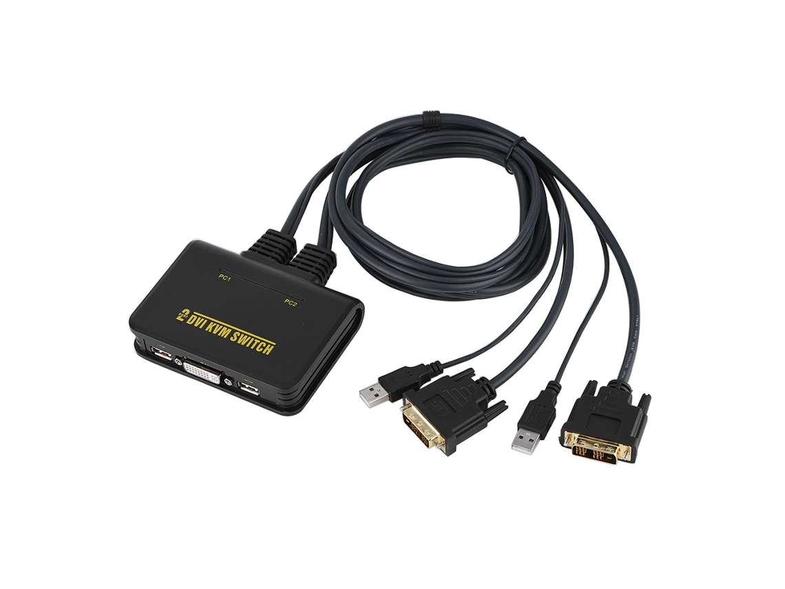 Comutador Kvm Usb Dvi 2 Portas LAXISCREED