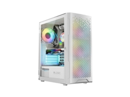 Caixa Semitorre Atx LOGIC Aramis Argb Branco